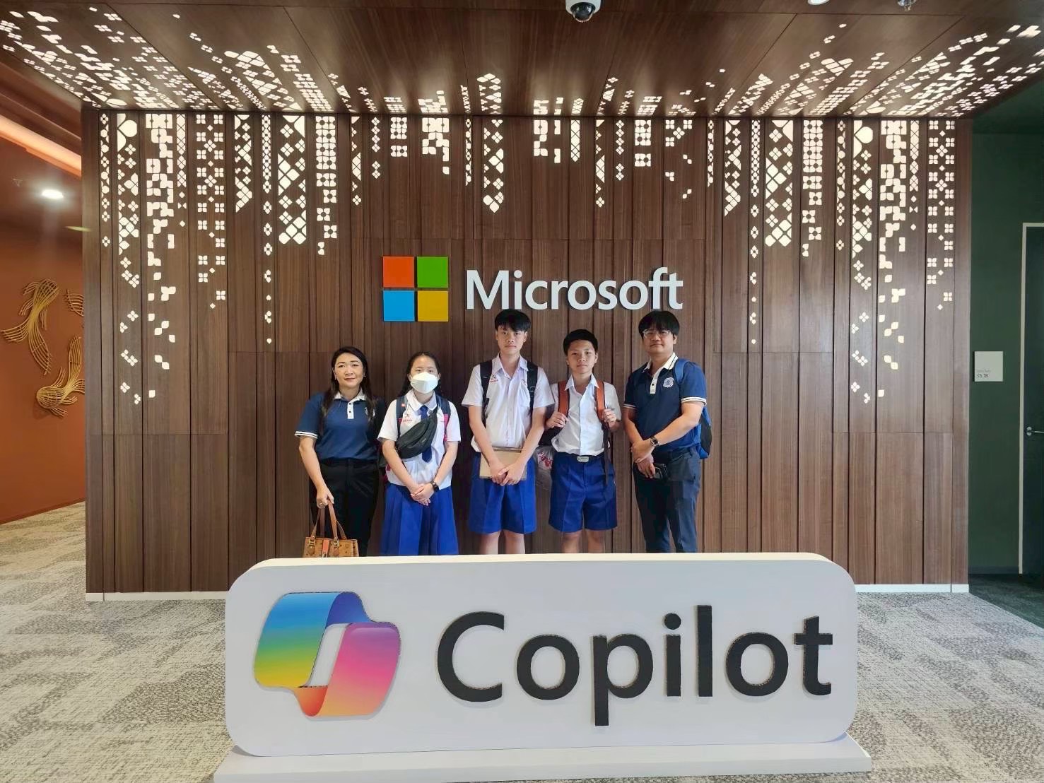 Project team photo at Microsoft